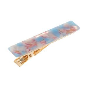 Fashion Duckbill Hairpin Hairdo Clip Sky Blue White